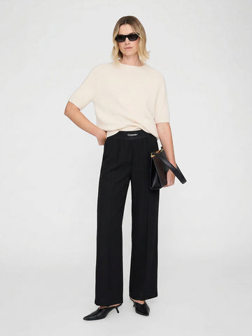 Side Pockets Straight Trousers