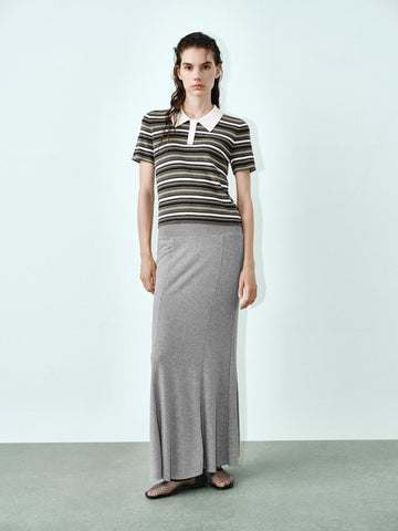 Knitted Striped T-Shirts