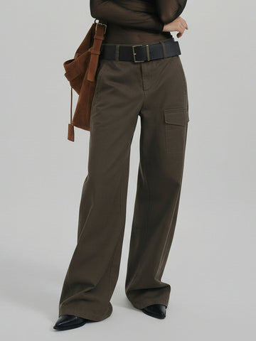 Barrel Leg Cargo Pants