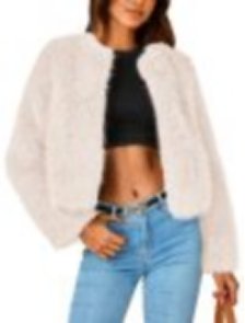 Cozy Shaggy Green Faux Fur Coat