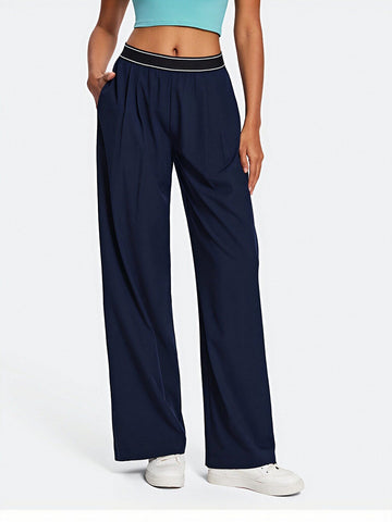 High Waisted Flowy Athletic Pants