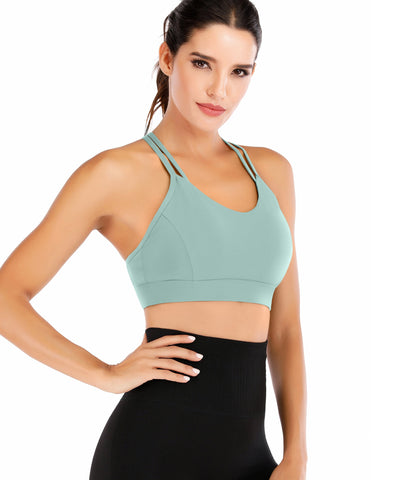 Strappy Back Medium Support Sports Bra