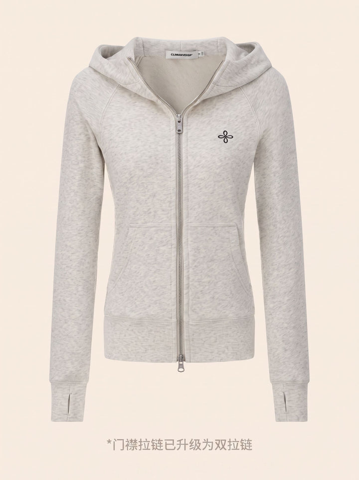 Slim Fit Zip Up Hoodie