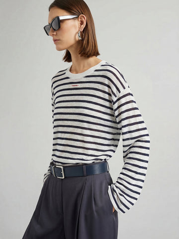 Long Sleeves Striped Sweater