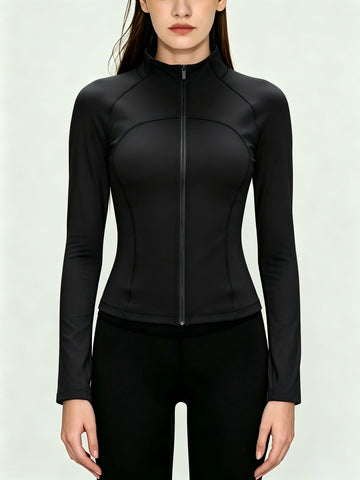 Slim Fit Full Zip Sports Jacket