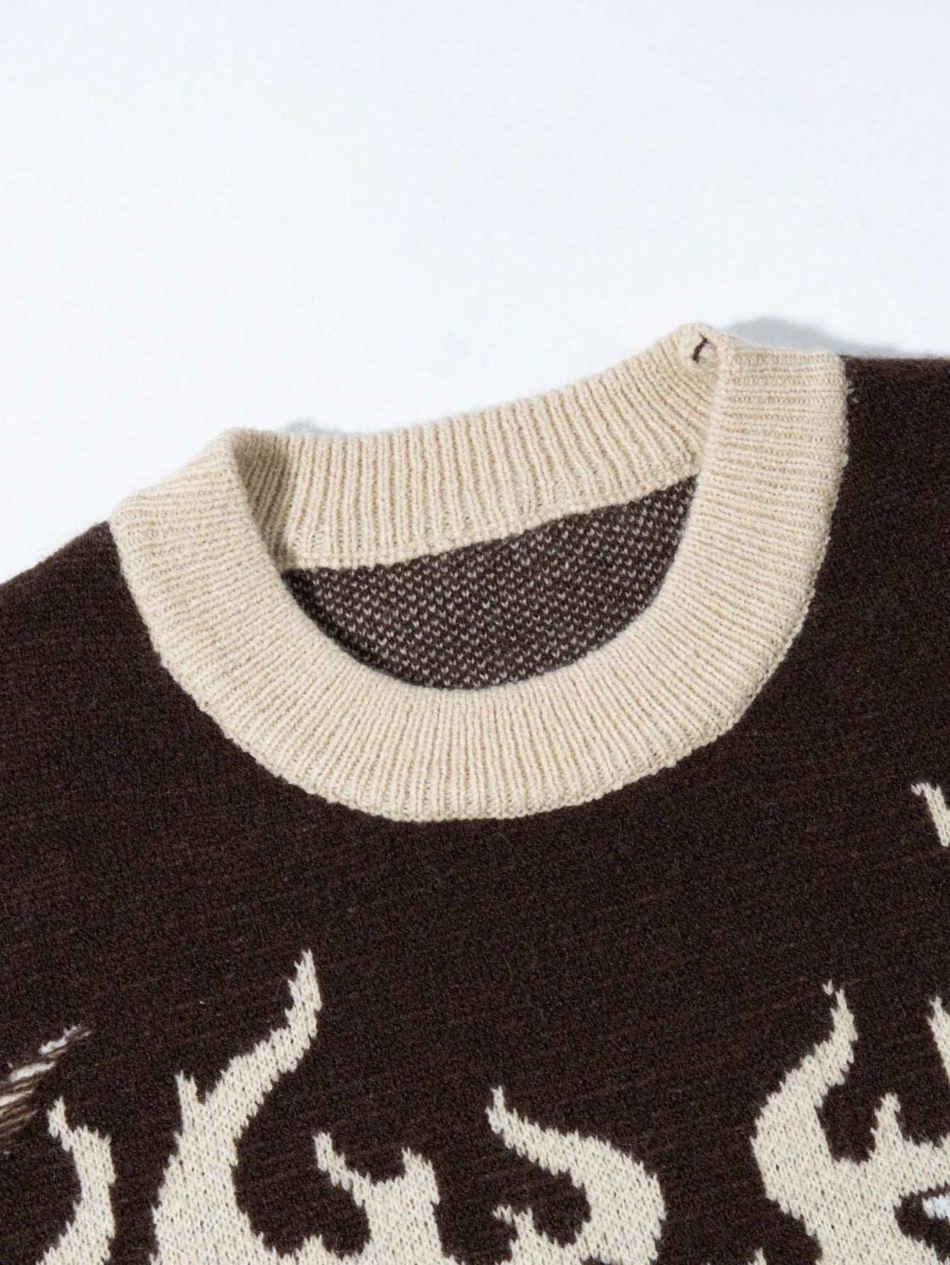 Distressed Graphic Grunge Oversized Sweater
