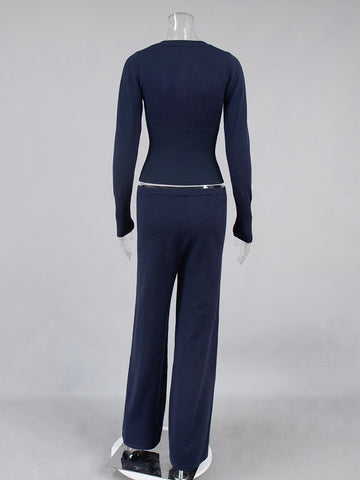 Cozy Ribbed Knit Lounge Set