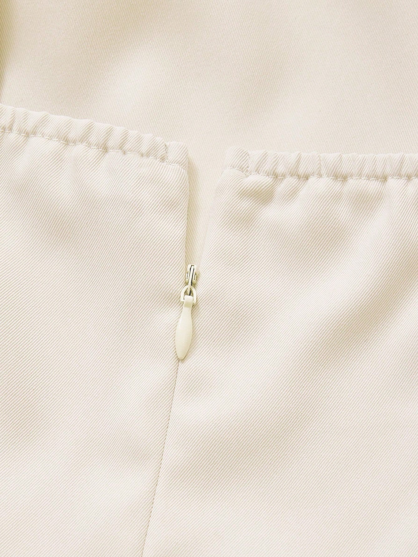 Square Neck Halter Summer Mini Dress-Beige