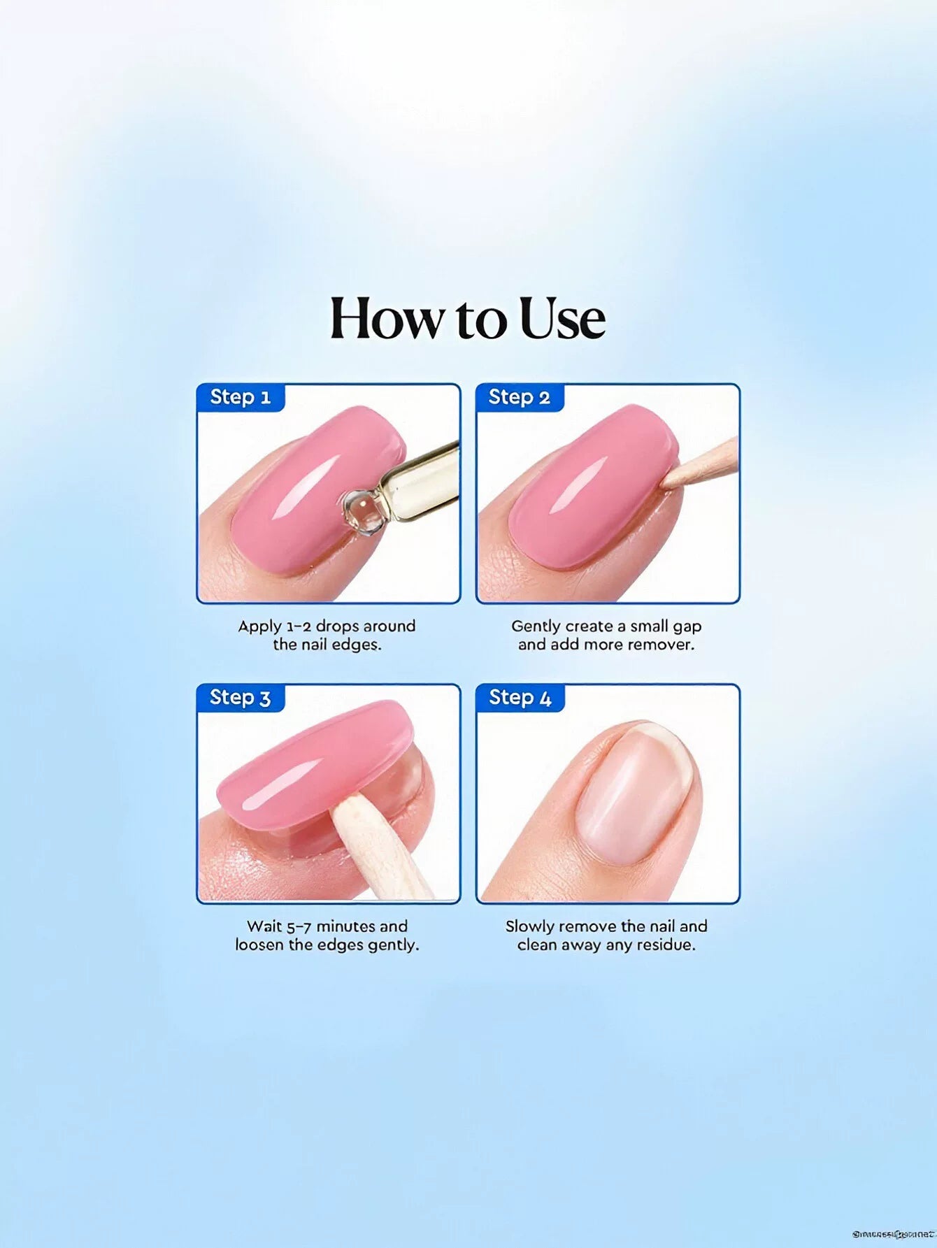 Large Capacity Professional Nail Glue Remover