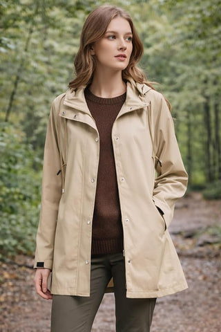 Waterproof Hooded Lightweight Rain Jacket