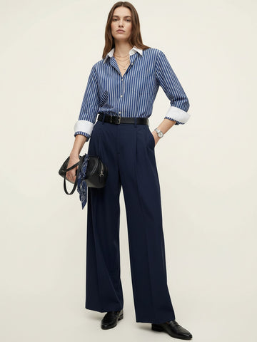 Contrast Striped Shirt