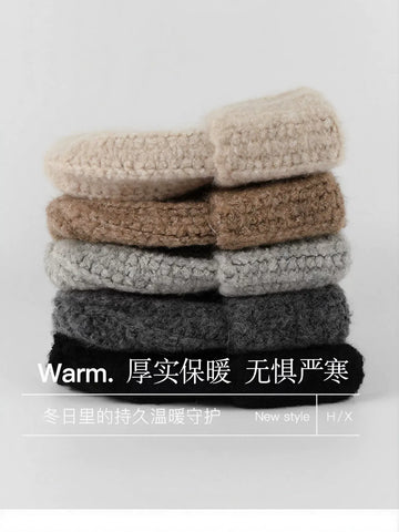 Cozy Chunky Knit Black Beanie