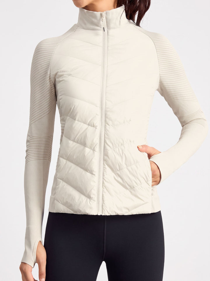 Lightweight Quilted Performance Athletic Jacket