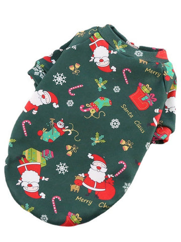 Cozy Festive Santa Cat Sweater