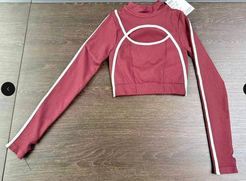 Seamless Cutout Long Sleeve Yoga Top