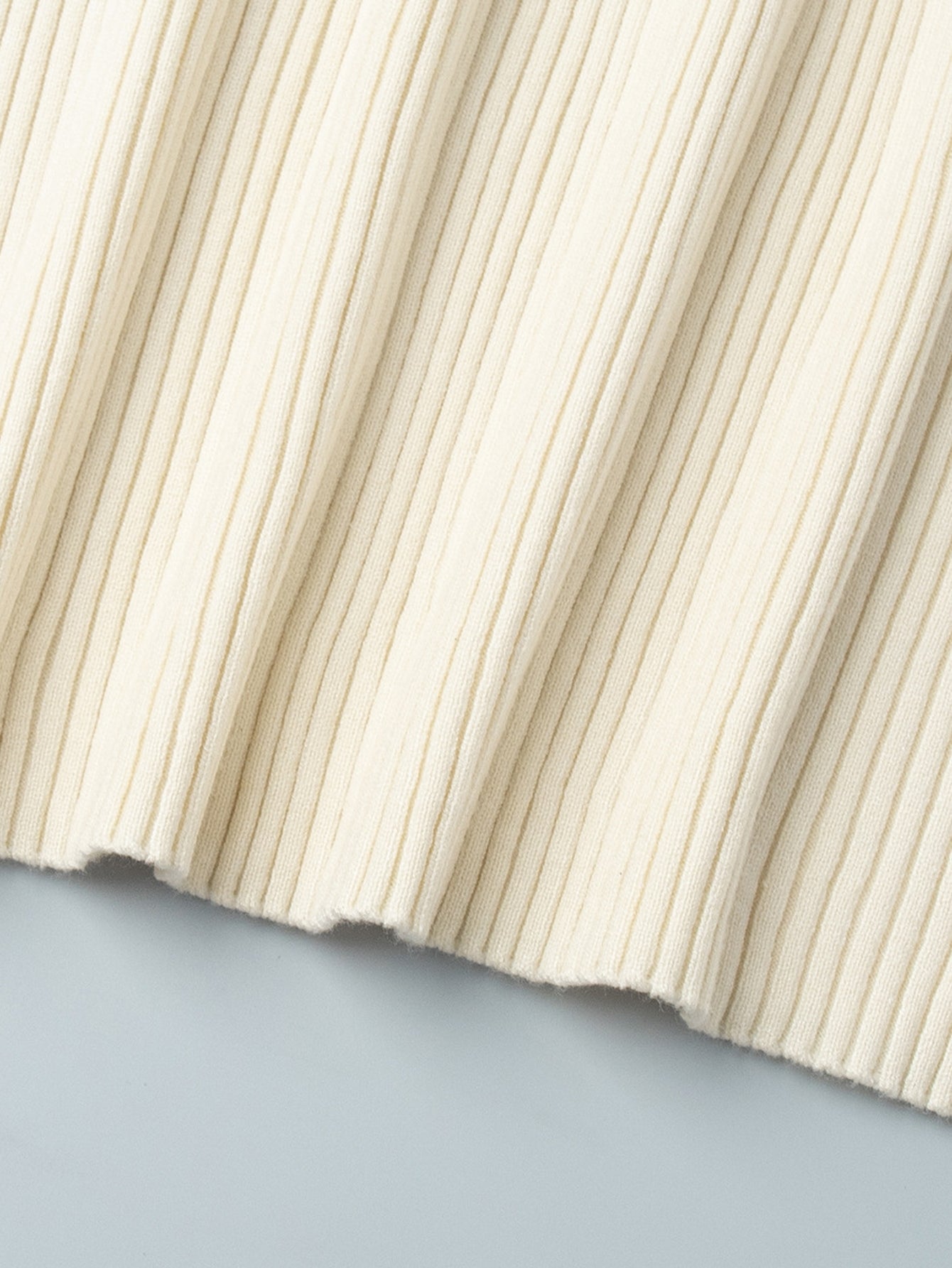 Slim Fit Ribbed Knit Maxi Dress