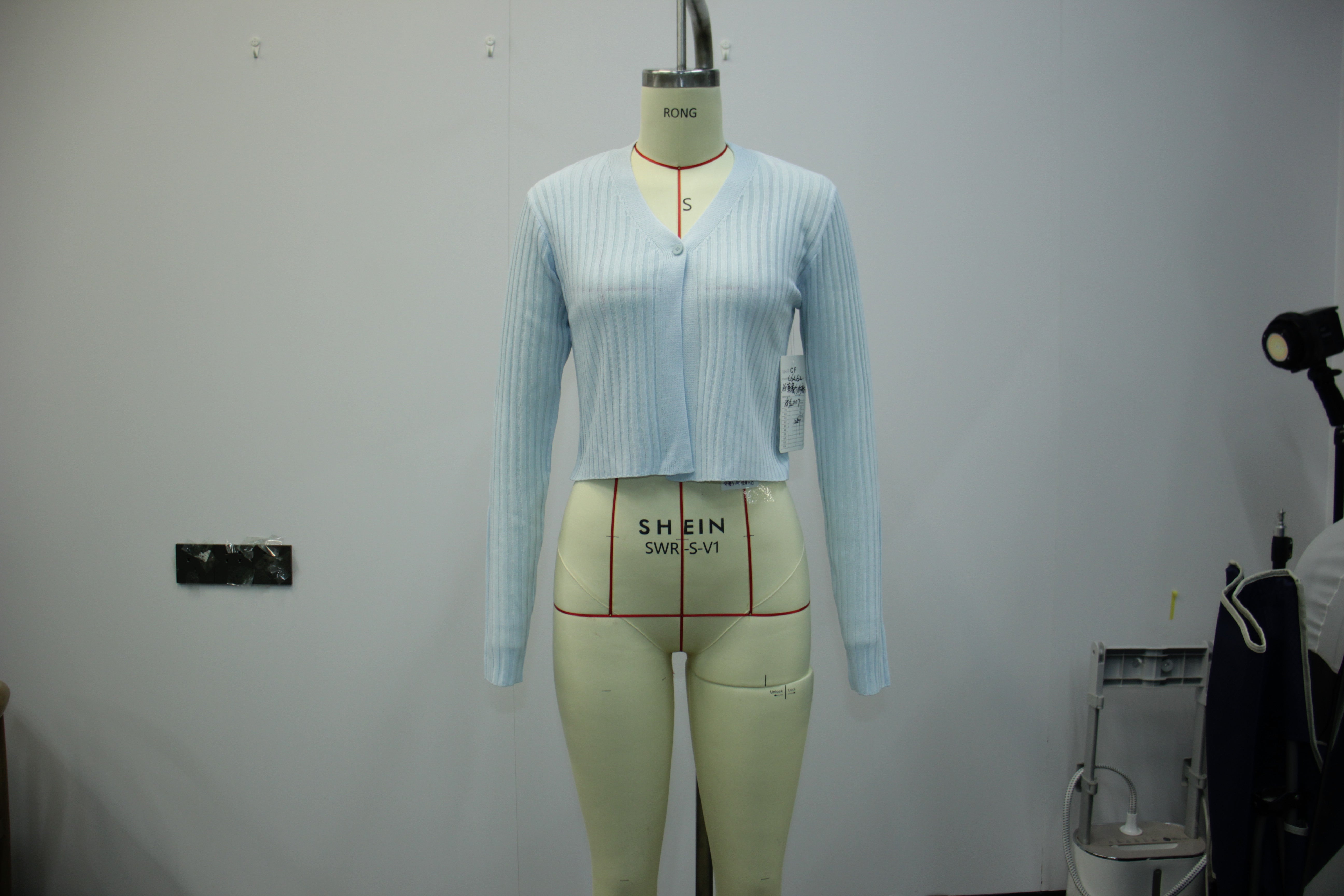 Cropped Ribbed Knit Cardigan Sweater