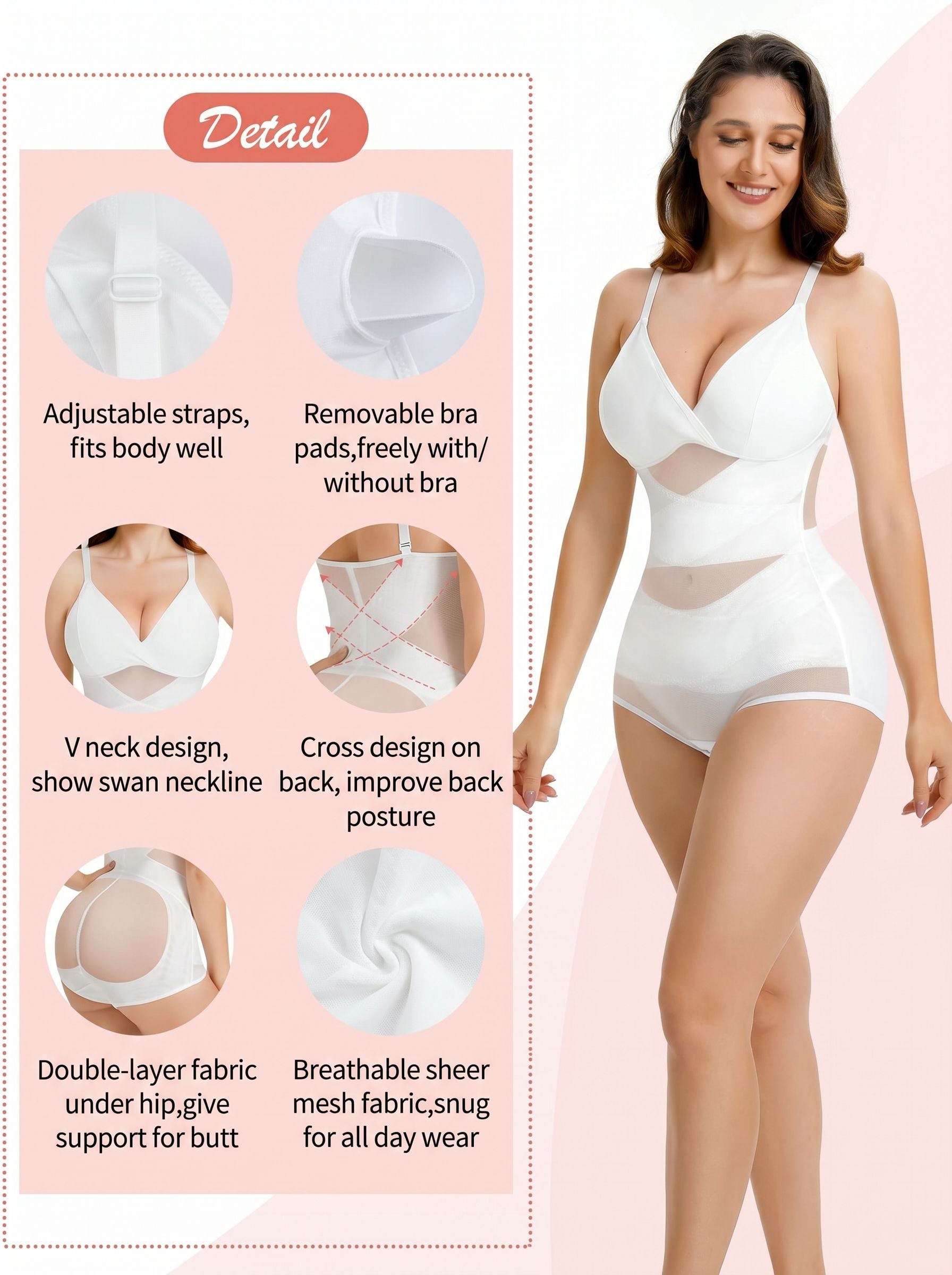 Seamless Tummy Control Sculpting Bodysuit