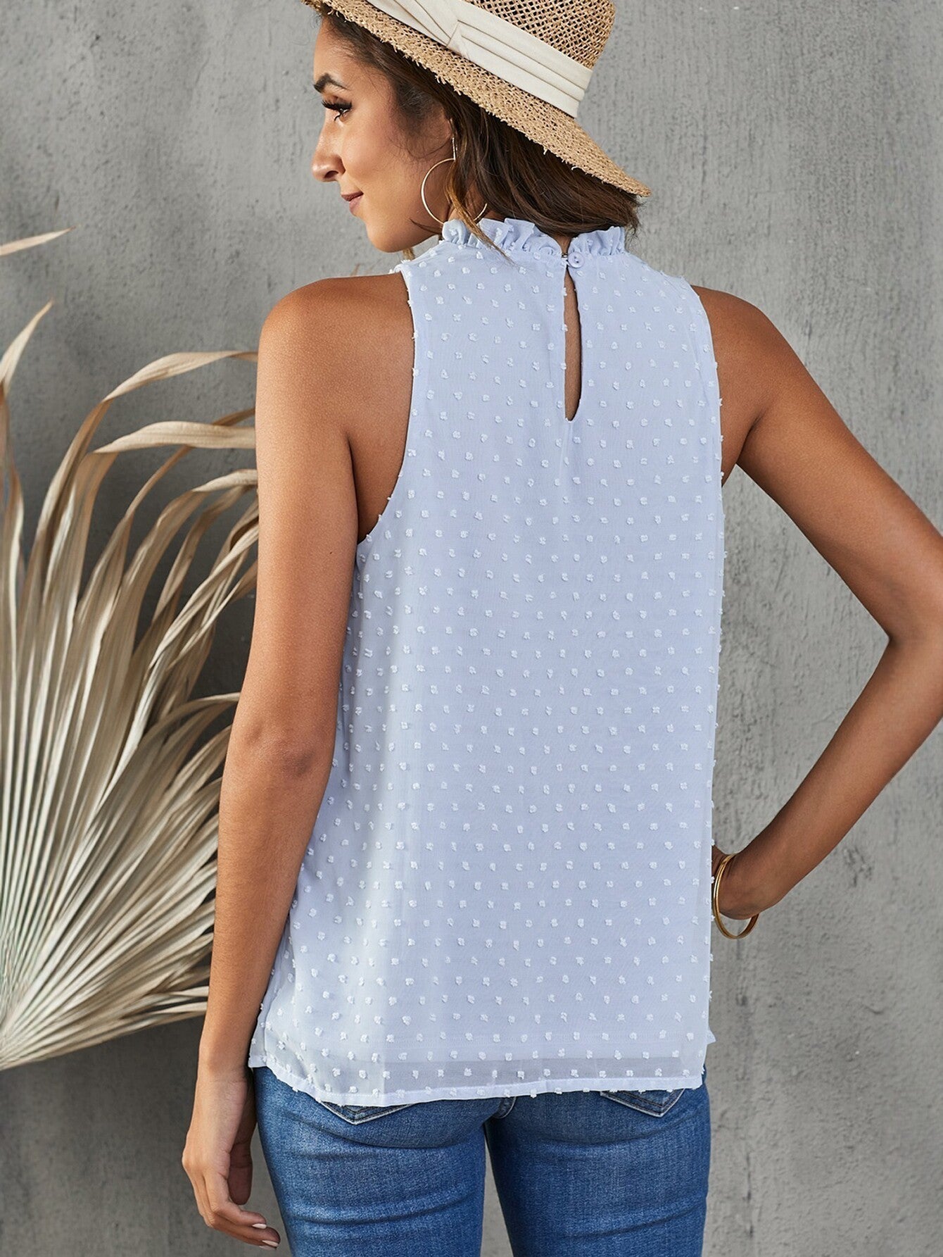 Dot Texture Cami Top
