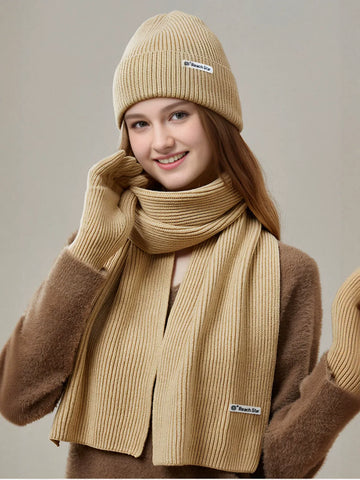 Cozy Ribbed Knit Winter Beanie