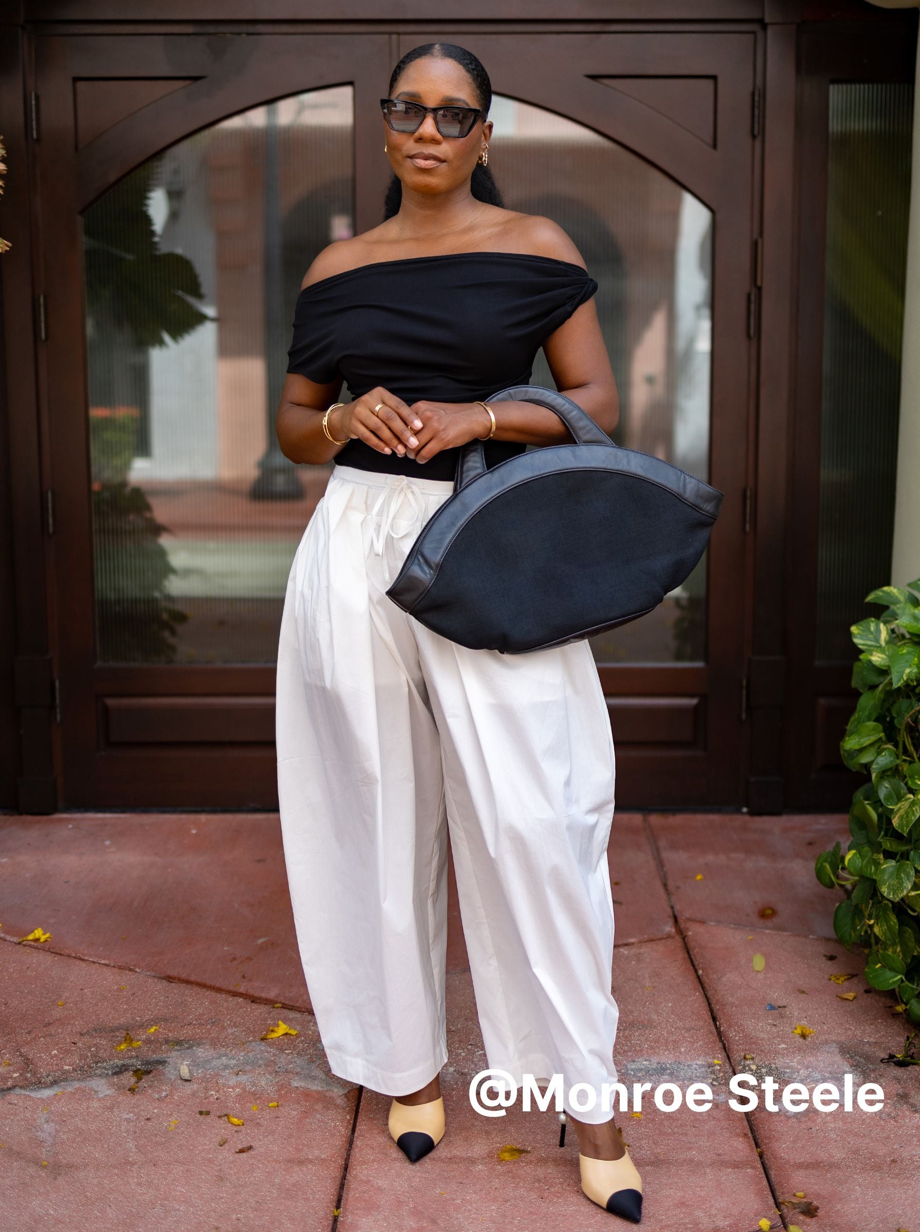 Belted Wide Leg Pants