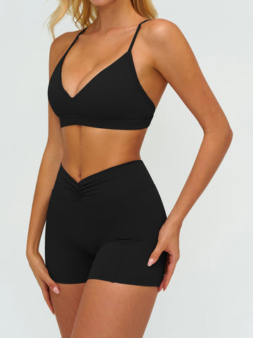 Seamless Supportive Athletic Sports Bra