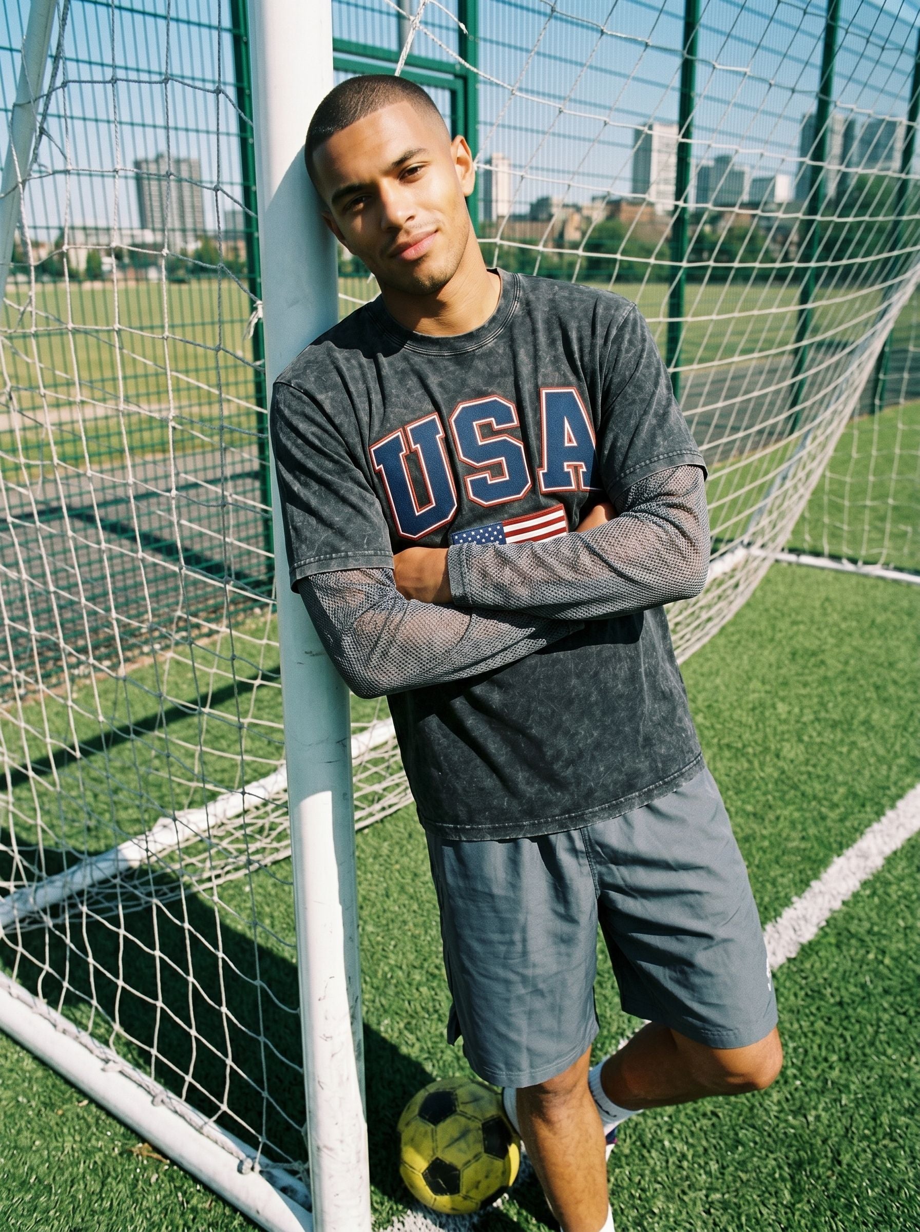 World Cup 2026 Vintage Washed USA Graphic  T-Shirt