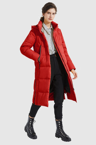 Cozy Hooded Long Puffer Coat