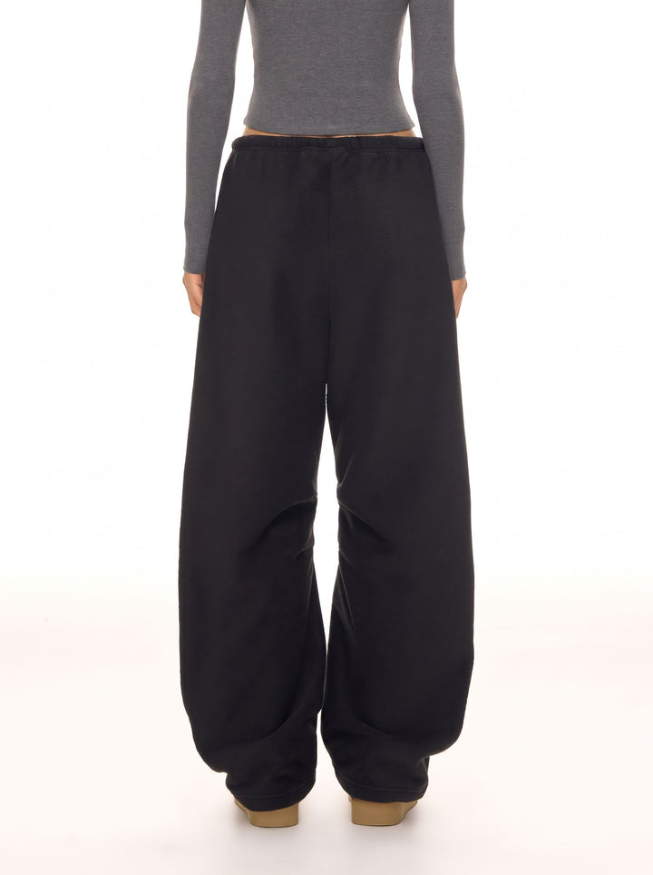 Cozy High Waisted Wide Leg Sweatpants