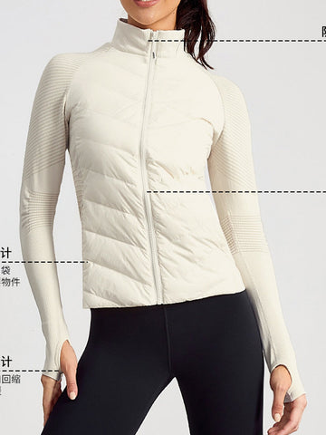 Lightweight Quilted Performance Athletic Jacket