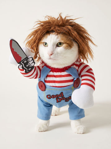 Funny Spooky Chucky Pet Costume