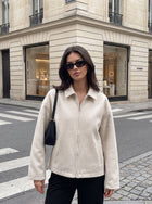 Cozy Oversized Zip Up Jacket