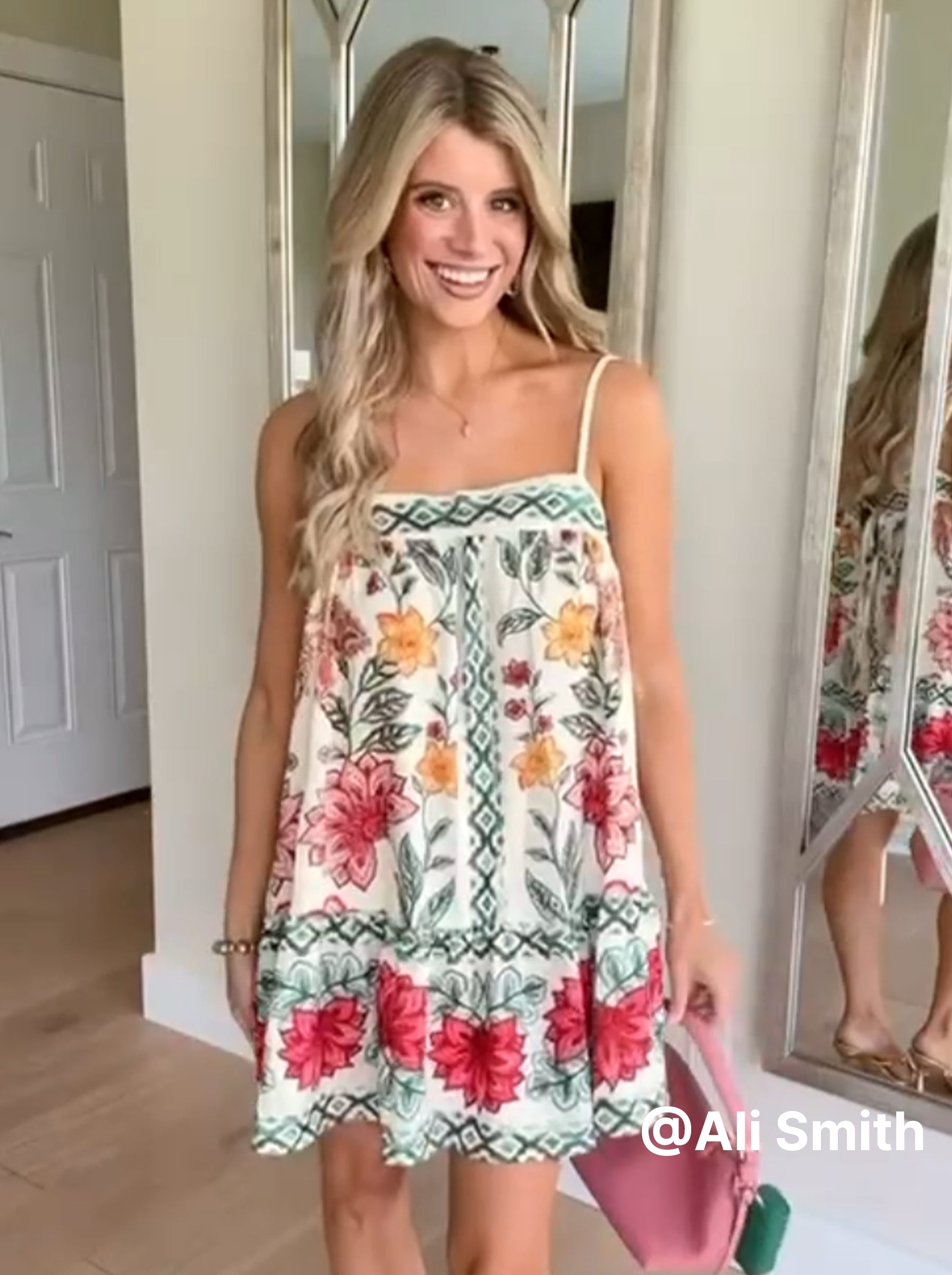 Spaghetti Strap Resort Mini Dress