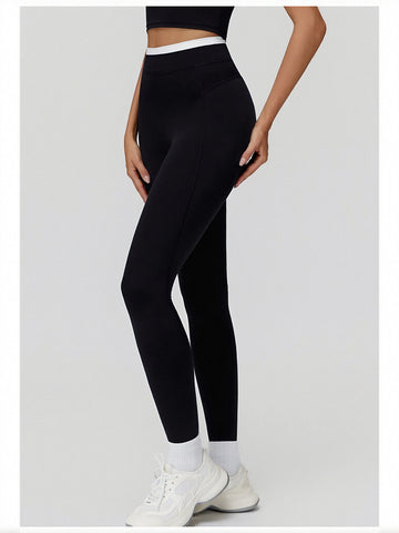 High Waisted Crossover Waist Leggings