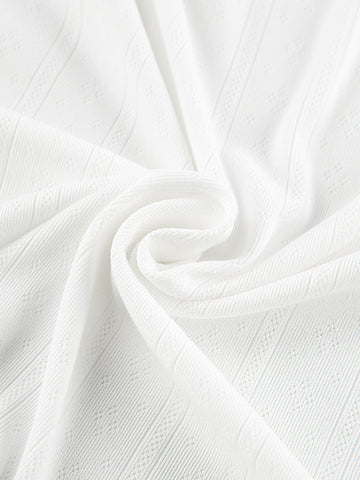 Soft Ribbed Knit Pajama Set