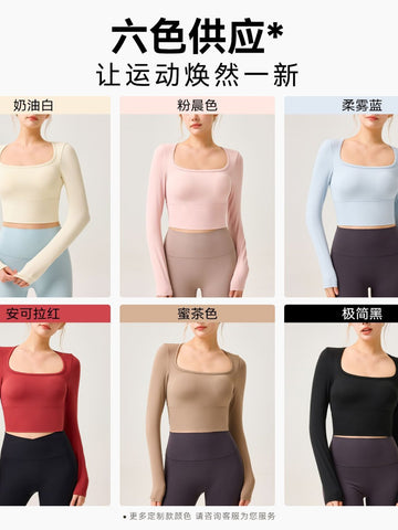 Open Back Ruched Long Sleeve Tee