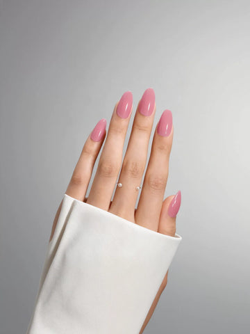 Classic Nude Almond Press On Nails