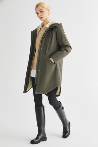 Waterproof Hooded Utility Parka Jacket
