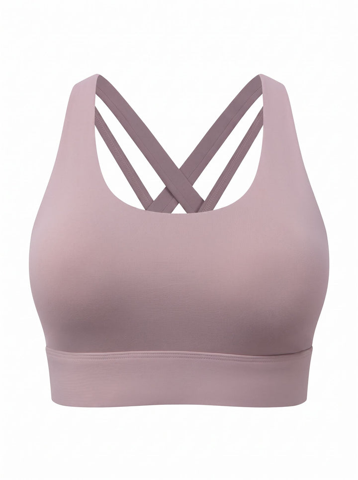 Sexy Crisscross Back Sports Bra