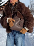 Cozy Plush Faux Fur Jacket