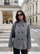 Cozy Double Breasted Wool Coat