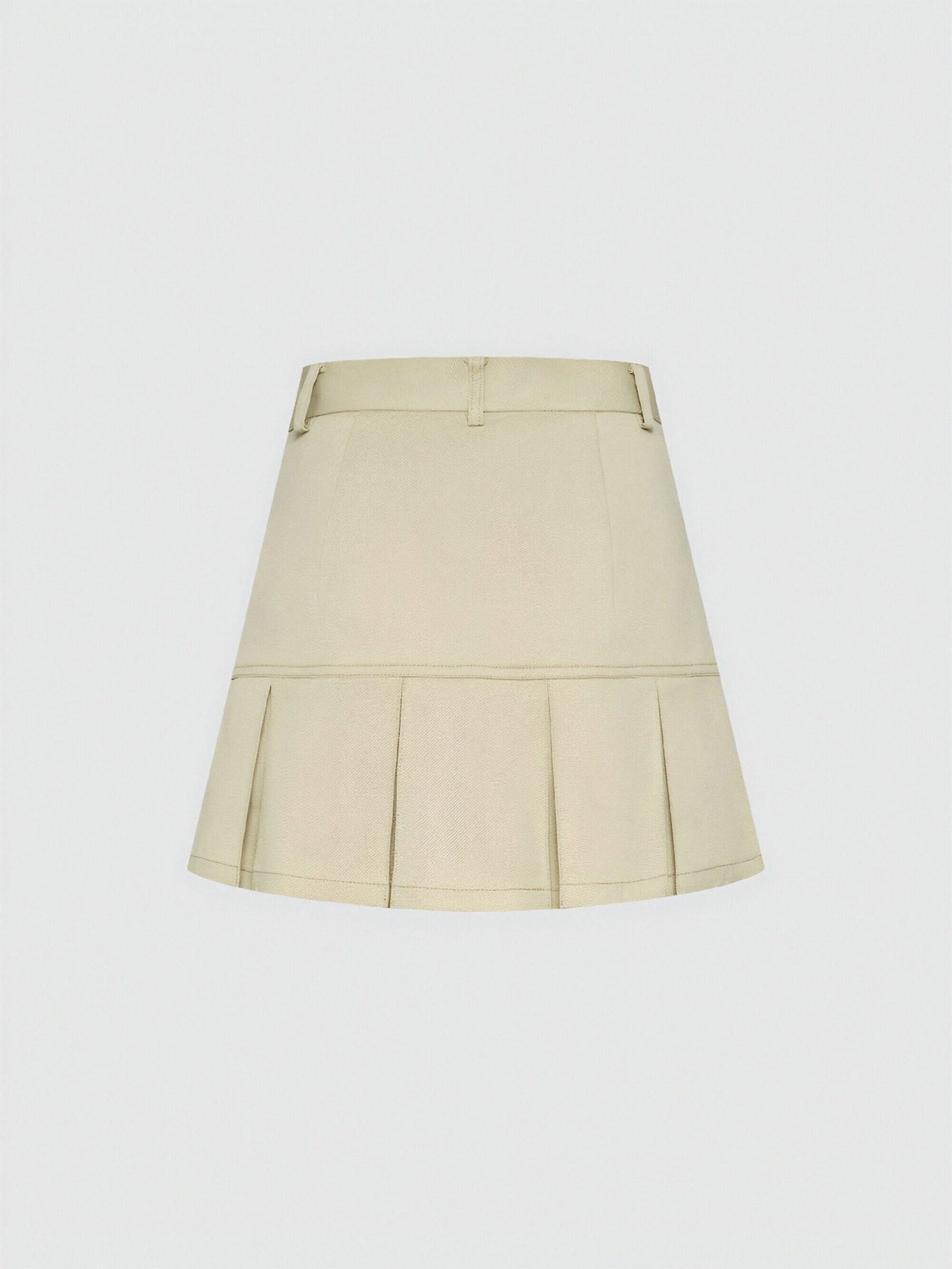 Urban Revivo A-Line Skirts-Gray Natural