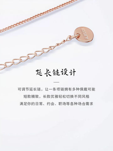 Dainty Rose Gold Butterfly Necklace