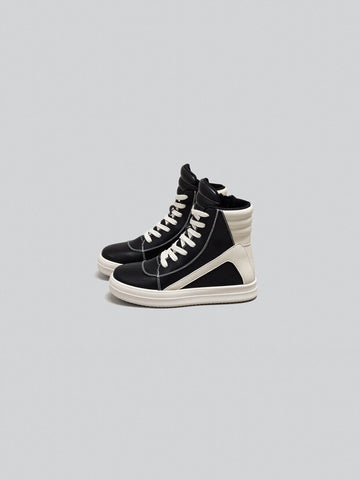 High Top Side Zipper Modern Sneakers
