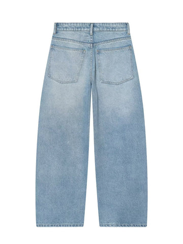 High Waisted Curved Seam Jeans