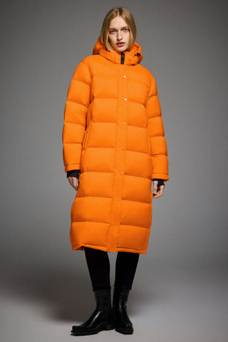 Warm Hooded Long Puffer Coat