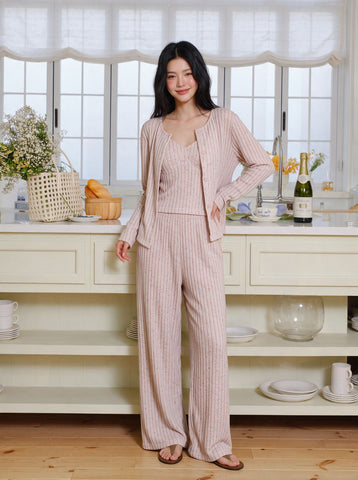 Cozy Ribbed Knit Lounge Set