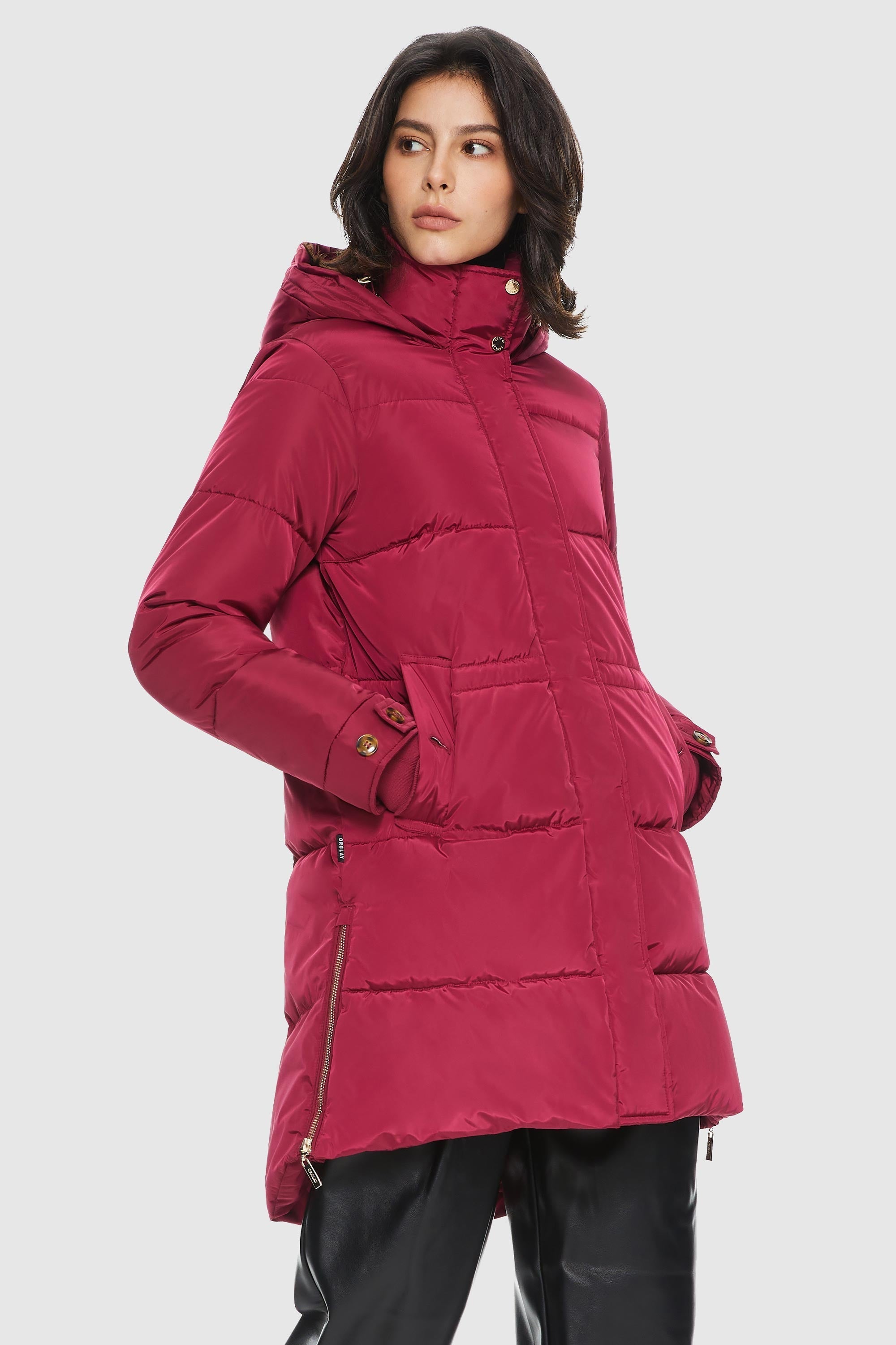 Hooded Quilted Long Puffer Jacket