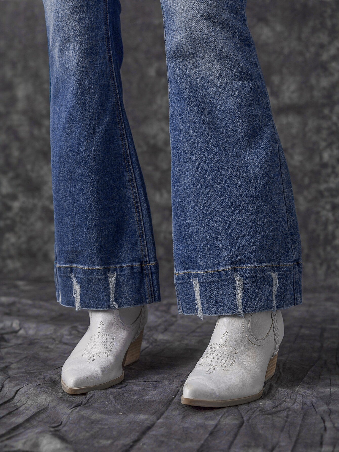 High Waist Flare Leg Jeans