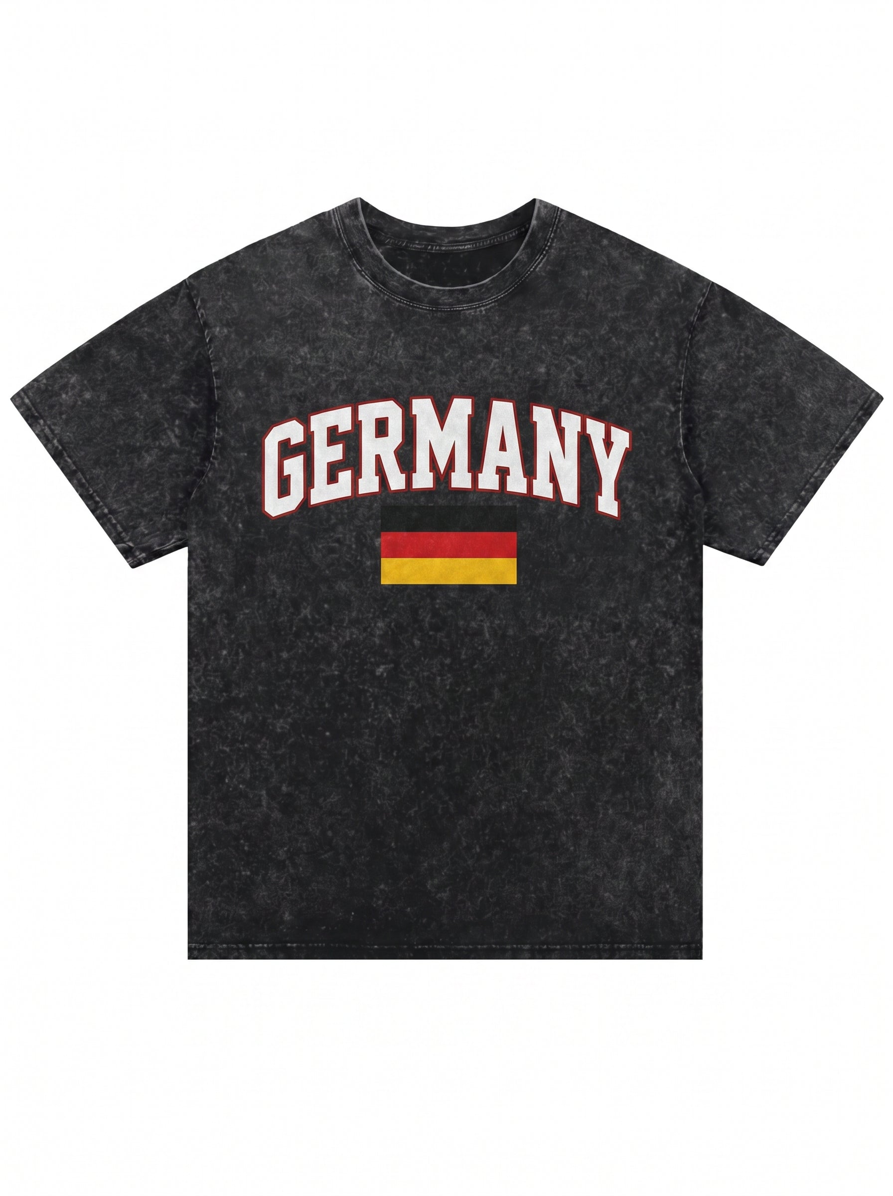World Cup 2026 Vintage Acid Wash Germany Graphic  T-Shirt